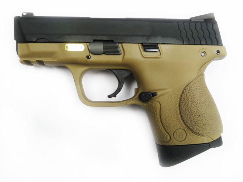 WE Toucan S Metal Slide GBB Pistol ( Tan ) ( BK Slide, Tan Frame )