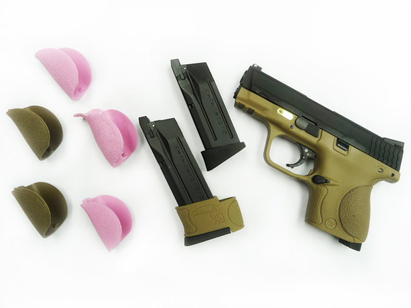 WE Toucan S Metal Slide GBB Pistol ( Tan ) ( BK Slide, Tan Frame )