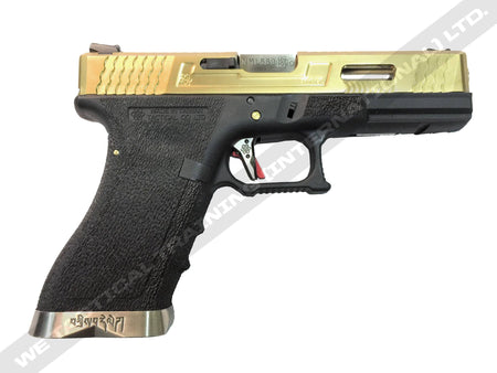 WE Model 17 WET GBB Pistol ( Gold ) ( WE Marking )