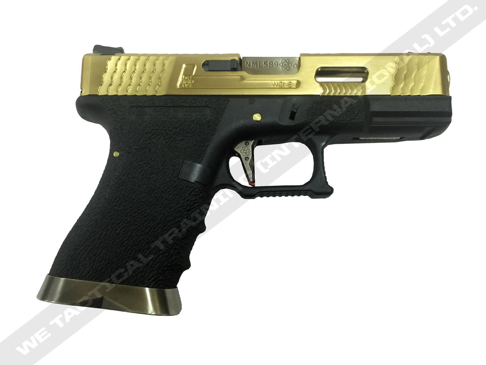 WE Model 19 WET GBB Pistol  ( WE Marking ) ( Gold )