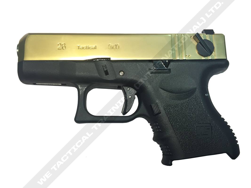 WE Model 2.6 G3 Metal Slide GBB Pistol ( GD )