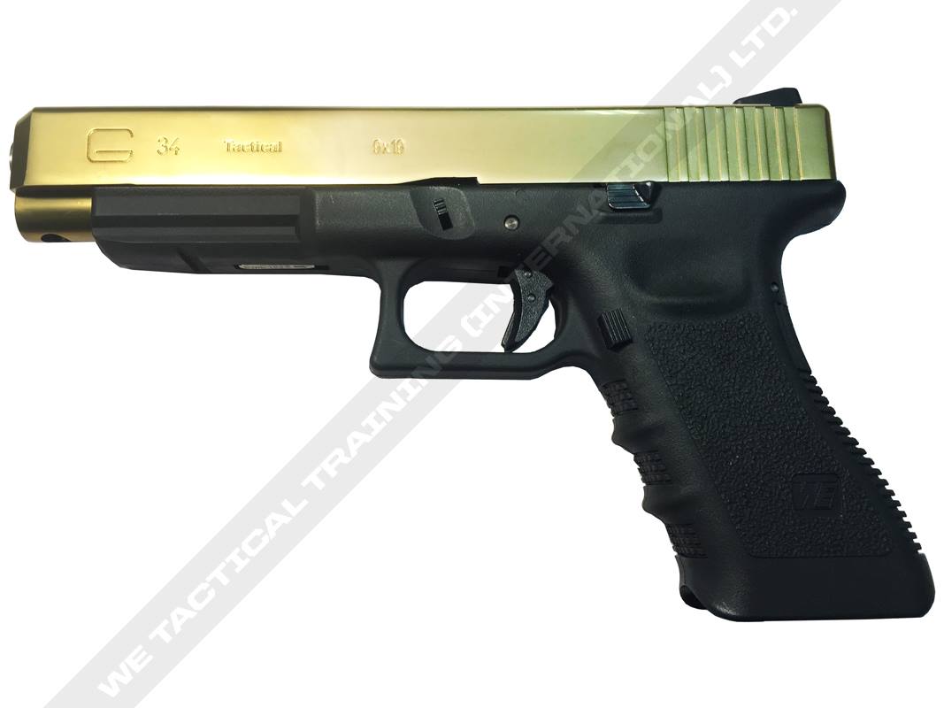 WE Model 3.4 G3 Metal Slide GBB Pistol ( GD )