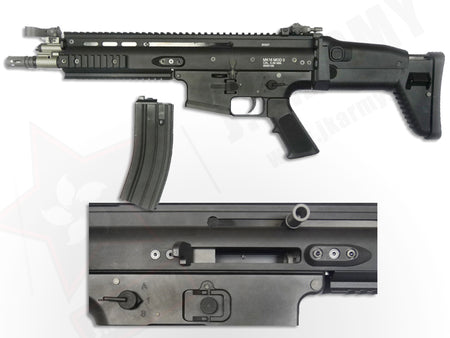 WE SCA-L Gas Blow Back Open Chamber Rifle (GBB) (Black Edition)