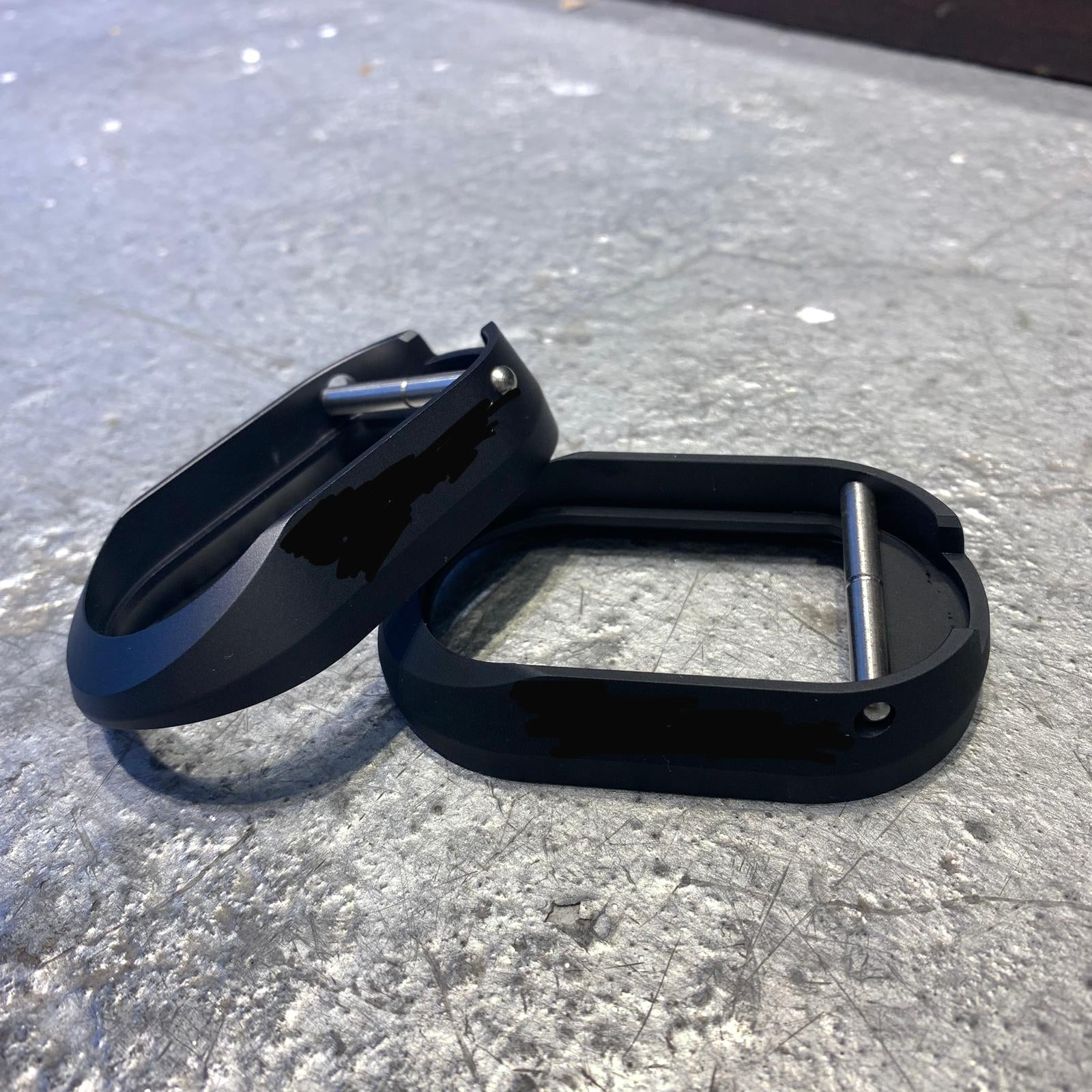 C&C Tac TT Style CNC Aluminum Magwell for TM Hi-Capa ( Black ) / (Grey )-Grey