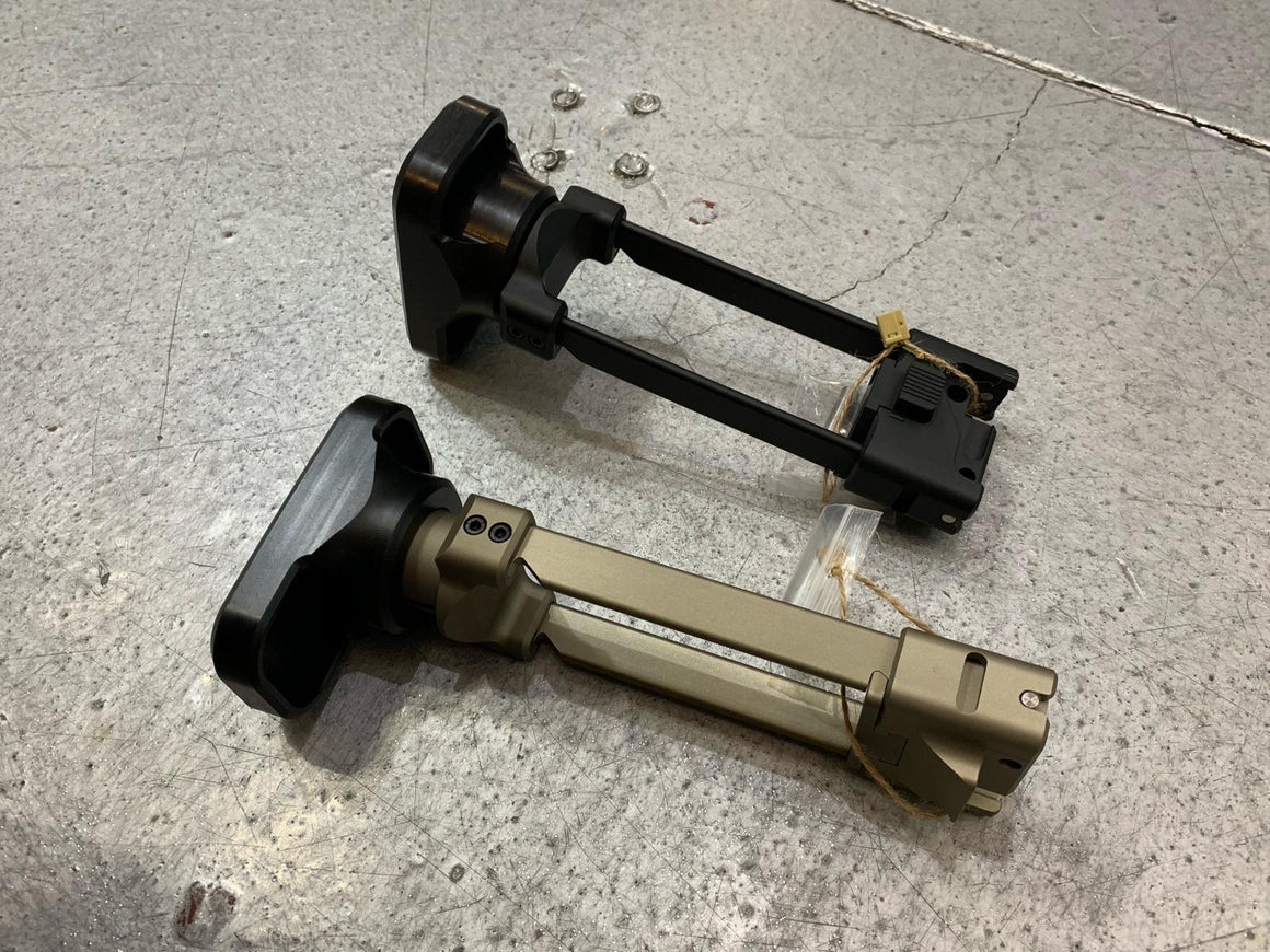 Airsoft Artisan CNC Retractable Stock  for KSC / KWA MP9 / TP9 ( DE )