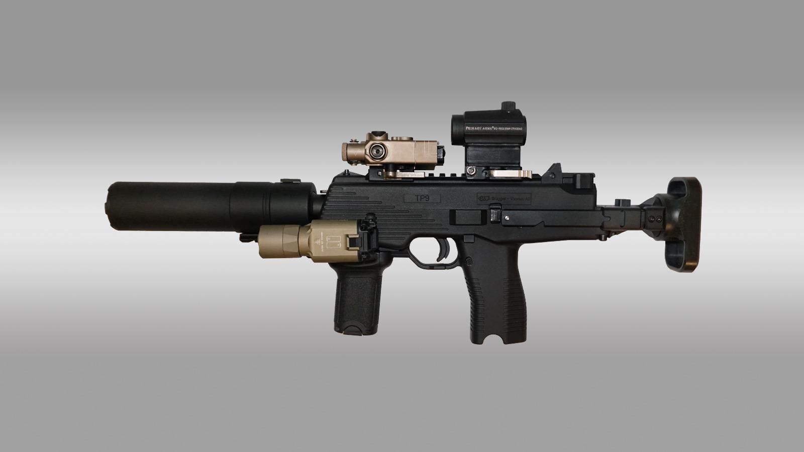 Airsoft Artisan CNC Retractable Stock  for KSC / KWA MP9 / TP9 ( DE )