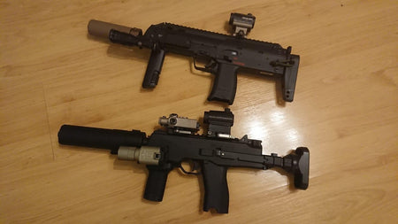 Airsoft Artisan CNC Retractable Stock  for KSC / KWA MP9 / TP9 ( DE )