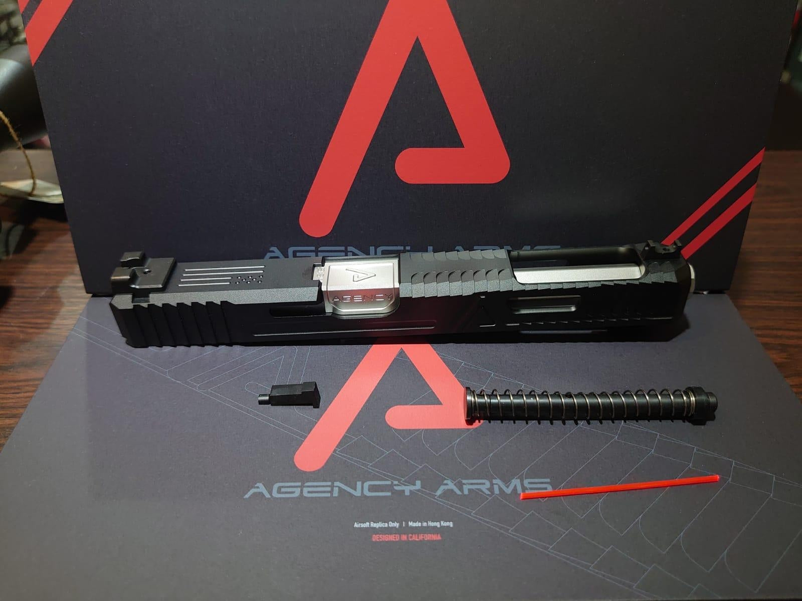 RWA Agency Arms Bonesaw 34 Slide Set for TM Model 17 GBBP ( Black )