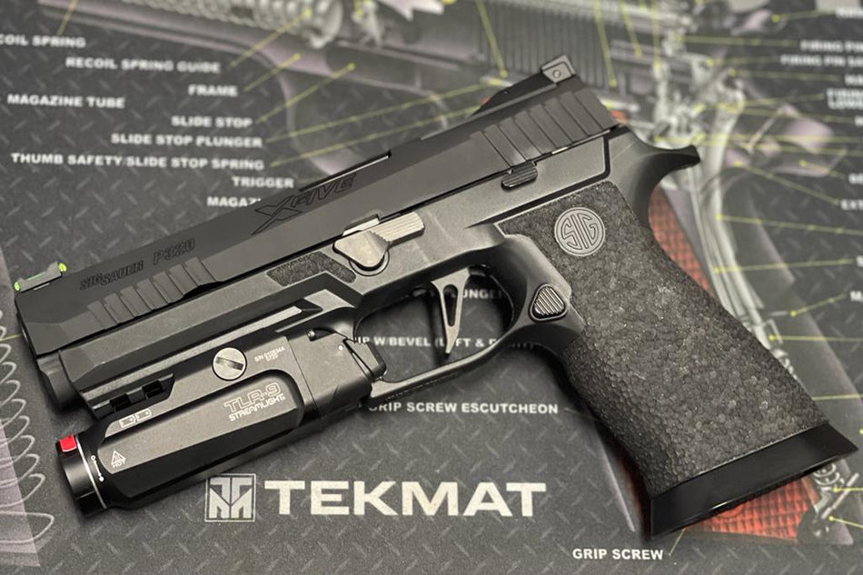 NOVA CNC Steel Trigger ( Flat Skeletonized Type ) For SIG AIR / VFC P320 M17 / M18 Airsoft GBB Series