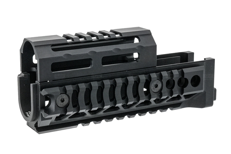 WII TECH CNC Aluminum Alpha 6" Quad Rail Handguard For Marui TM AKM GBBR
