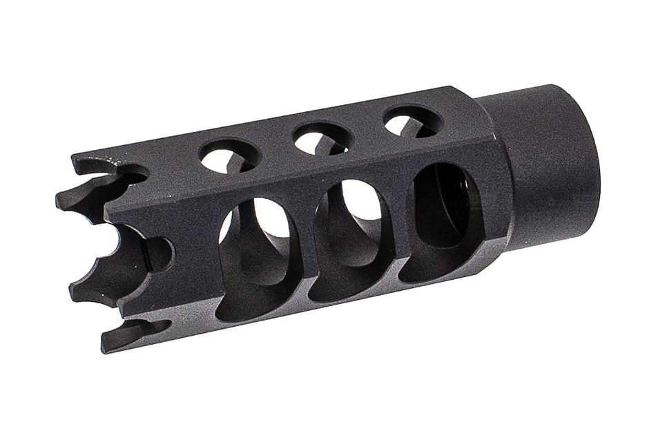 WII TECH CNC Aluminum Hexagon Muzzle Brake For Marui TM SAIGA 12K GBB