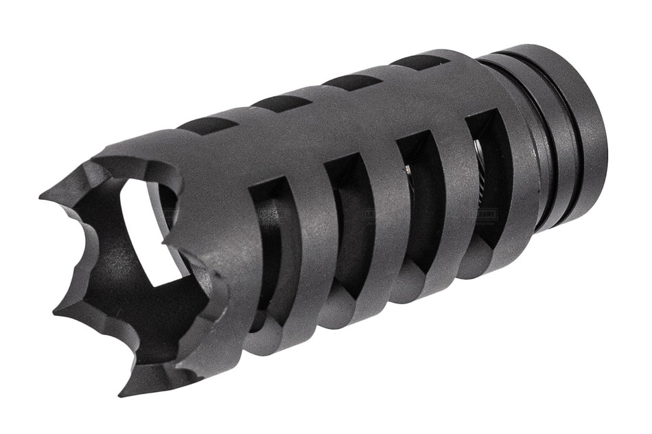 WII TECH CNC Steel Shark 2 Muzzle Break For Marui TM SAIGA 12 GBB Shotgun