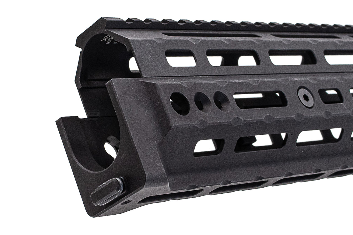 WII TECH A Style CNC Aluminum Handguard For Marui TM SAIGA 12K GBB