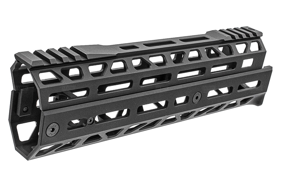 WII TECH CNC Aluminum V Style M-LOK Handguard For Marui TM SAIGA 12K GBB