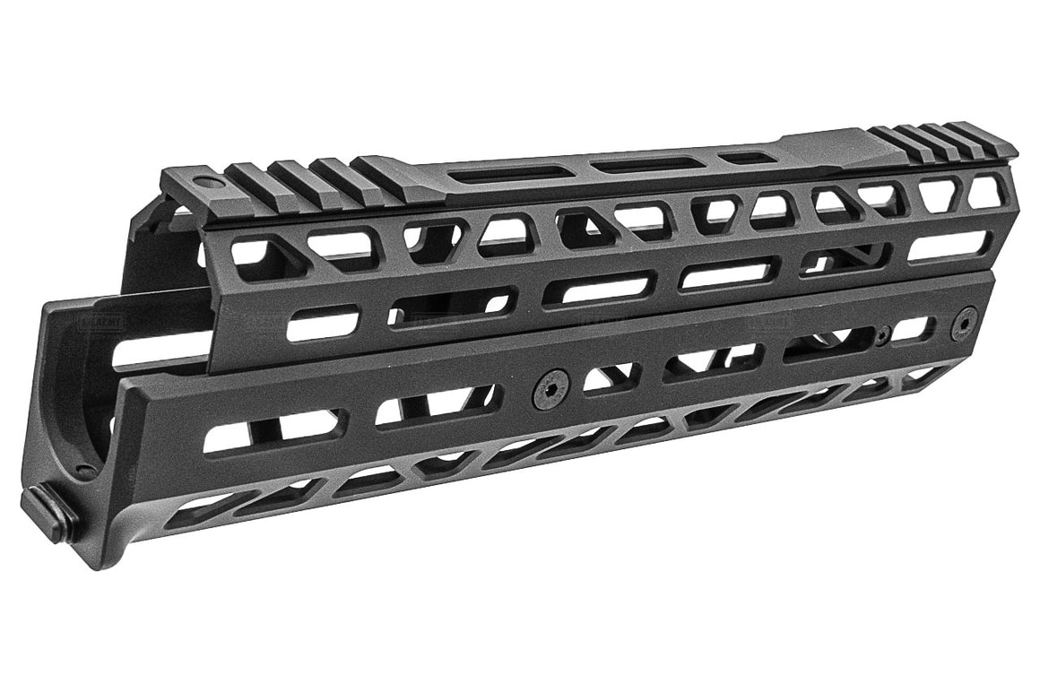 WII TECH CNC Aluminum V Style M-LOK Handguard For Marui TM SAIGA 12K GBB