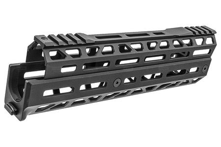 WII TECH CNC Aluminum V Style M-LOK Handguard For Marui TM SAIGA 12K GBB