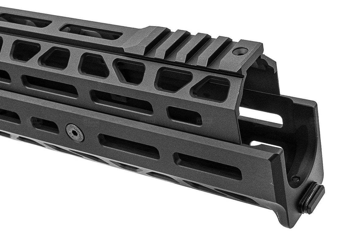 WII TECH CNC Aluminum V Style M-LOK Handguard For Marui TM SAIGA 12K GBB