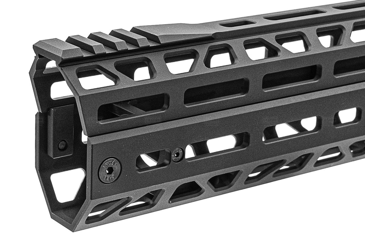 WII TECH CNC Aluminum V Style M-LOK Handguard For Marui TM SAIGA 12K GBB