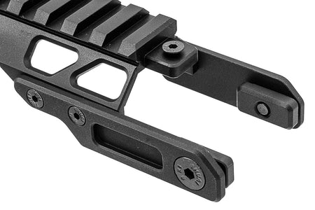 WII TECH CNC Aluminum V Style Optic Mount For Marui TM SAIGA 12K GBB