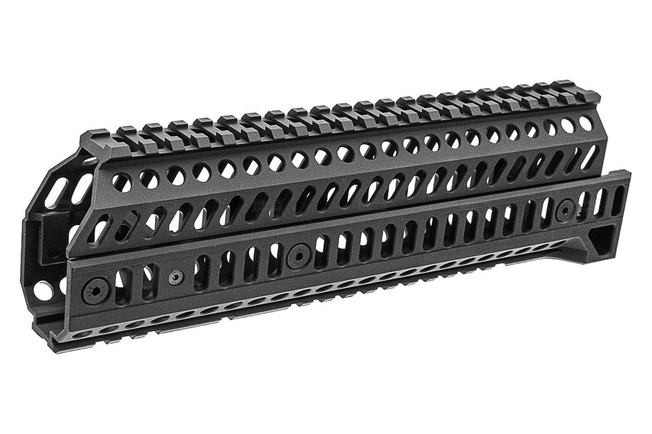 WII TECH CNC Aluminum Z Style Handguard For Marui TM SAIGA 12K GBB
