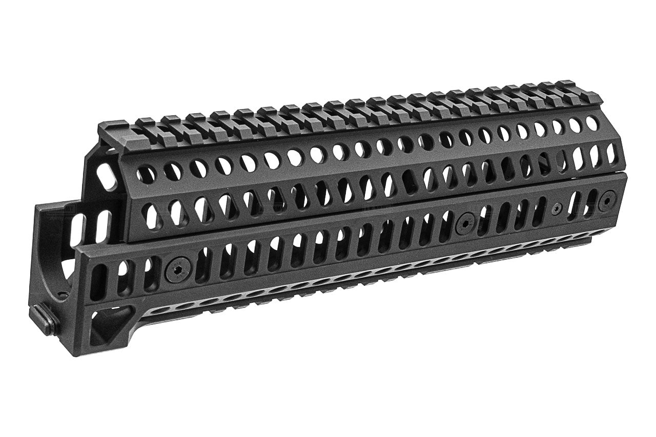 WII TECH CNC Aluminum Z Style Handguard For Marui TM SAIGA 12K GBB