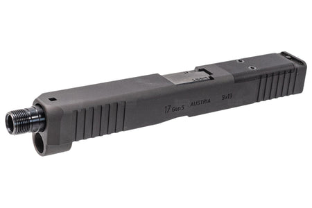 WII Tech CNC Aluminum Slide Set with Steel Threaded Barrel & Inner Barrel For Marui TM G17 G5 MOS GBBP