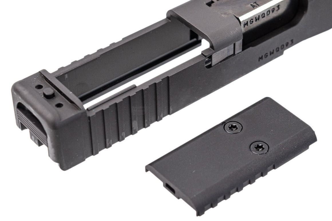 WII Tech CNC Aluminum Slide Set with Steel Threaded Barrel & Inner Barrel For Marui TM G17 G5 MOS GBBP