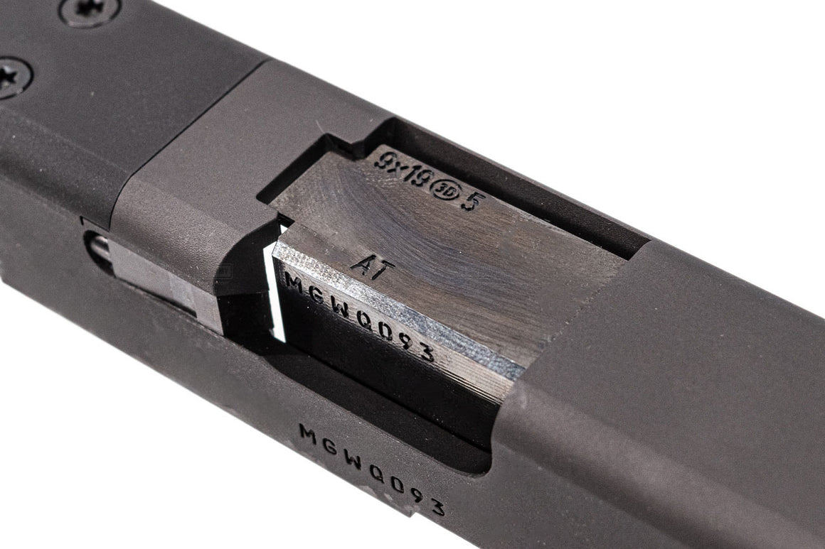 WII Tech CNC Aluminum Slide Set with Steel Threaded Barrel & Inner Barrel For Marui TM G17 G5 MOS GBBP