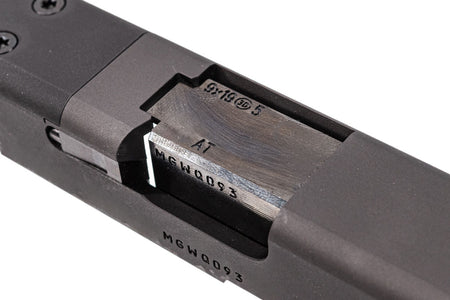 WII Tech CNC Aluminum Slide Set with Steel Threaded Barrel & Inner Barrel For Marui TM G17 G5 MOS GBBP