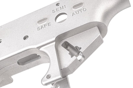 WII TECH CNC 6061-T6 Aluminum Blank MWS Lower Receiver For Marui TM MWS GBBR Series ( Silver )