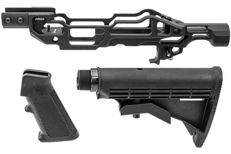 WII TECH KC02 CNC 6061 Aluminum Receiver T-22 MOD0 For KJ KC-02 GBBR