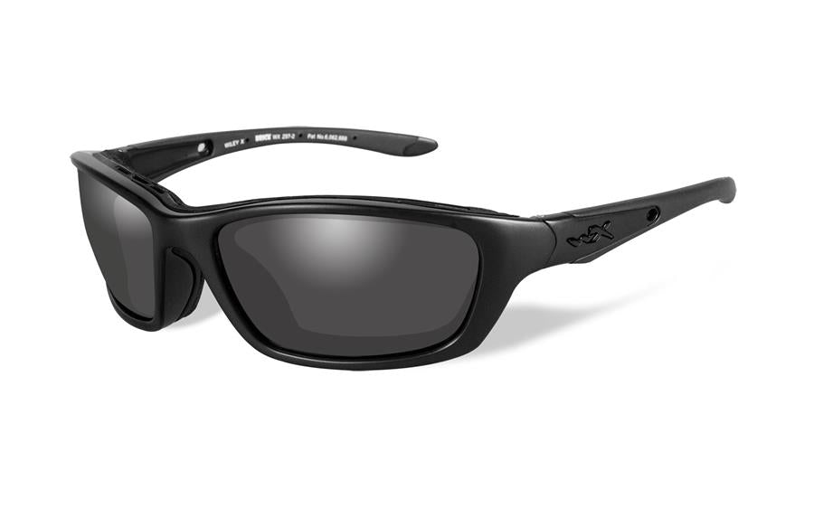 WILEY X Brick Grey Lens/Matte Black Frame Shooting Glasses