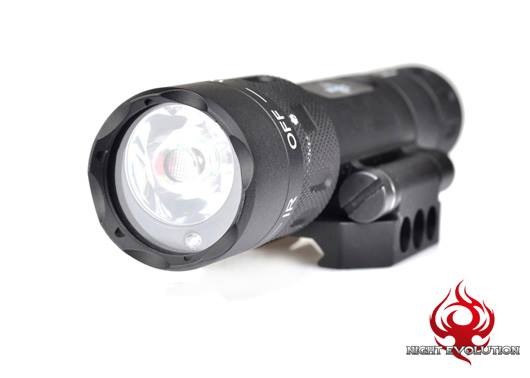 NE WMX200 Style Rotational Fold Mount Version Flashlight ( Black )