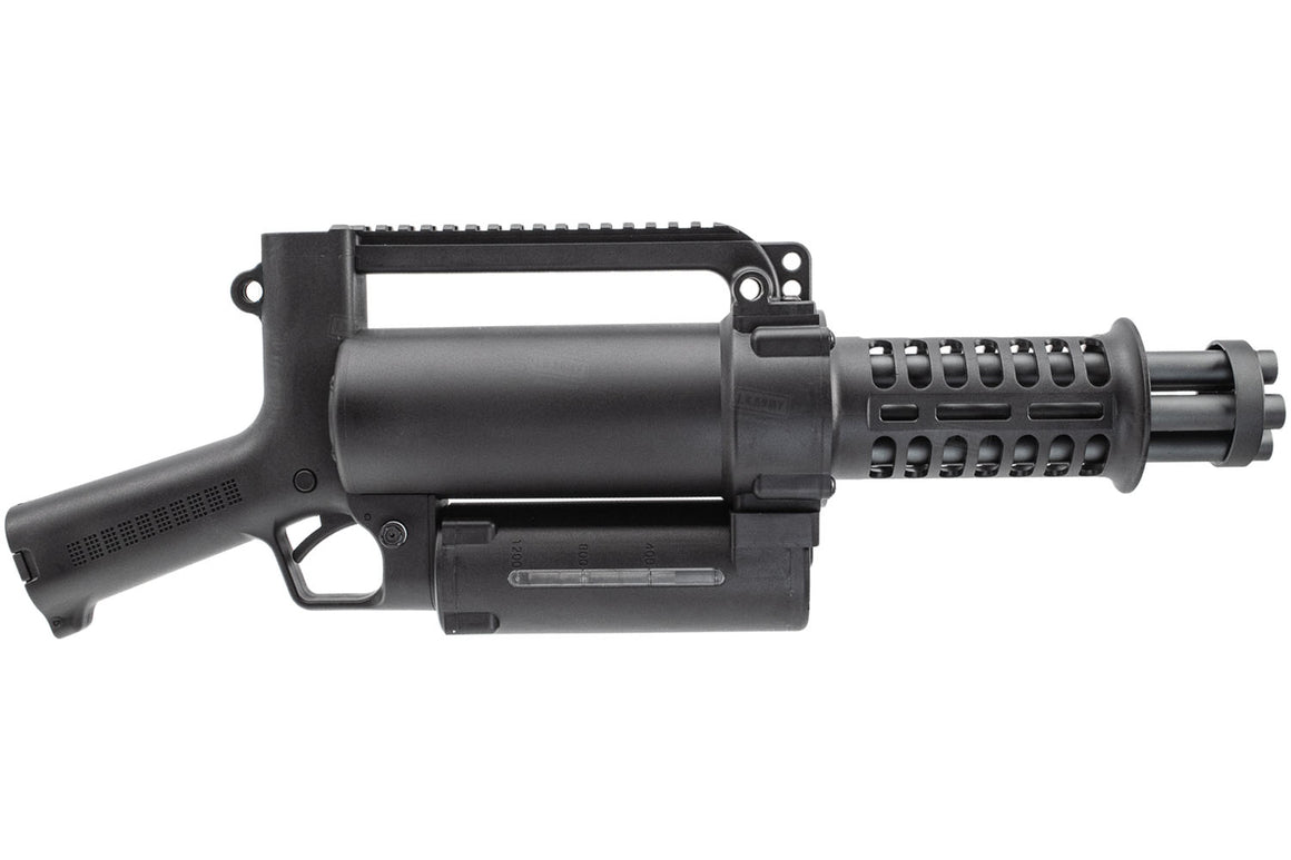 WELL PRO Micro M134 Chainsaw Electric Rotating Gatling Mini Vulcan AEG Airsoft