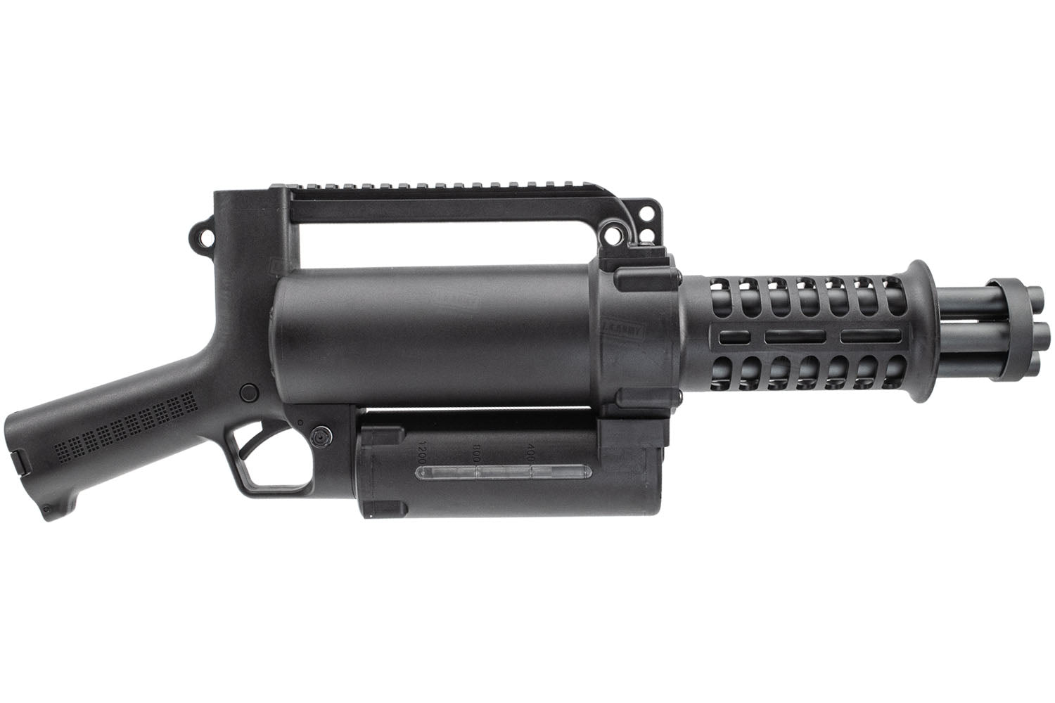 WELL PRO Micro M134 Chainsaw Electric Rotating Gatling Mini Vulcan AEG Airsoft