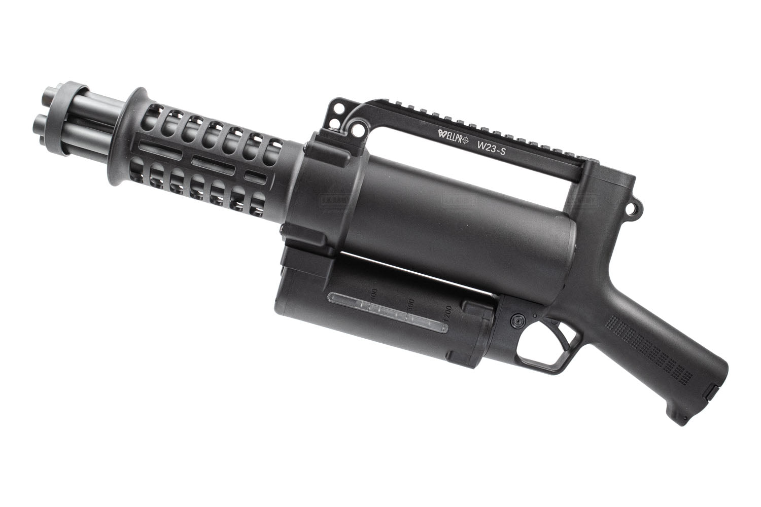 WELL PRO Micro M134 Chainsaw Electric Rotating Gatling Mini Vulcan AEG Airsoft