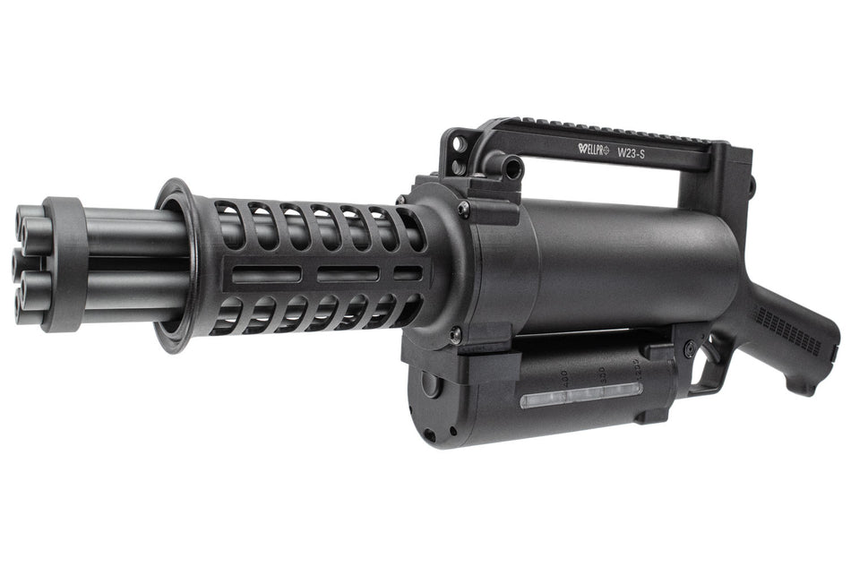 WELL PRO Micro M134 Chainsaw Electric Rotating Gatling Mini Vulcan AEG Airsoft