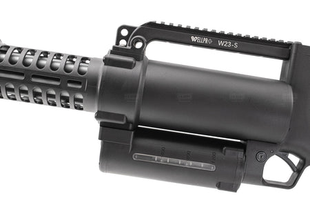 WELL PRO Micro M134 Chainsaw Electric Rotating Gatling Mini Vulcan AEG Airsoft