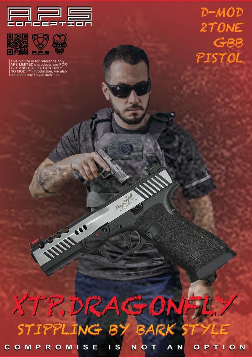 APS XTP Dragonfly Dual Power GBB Pistol Co2